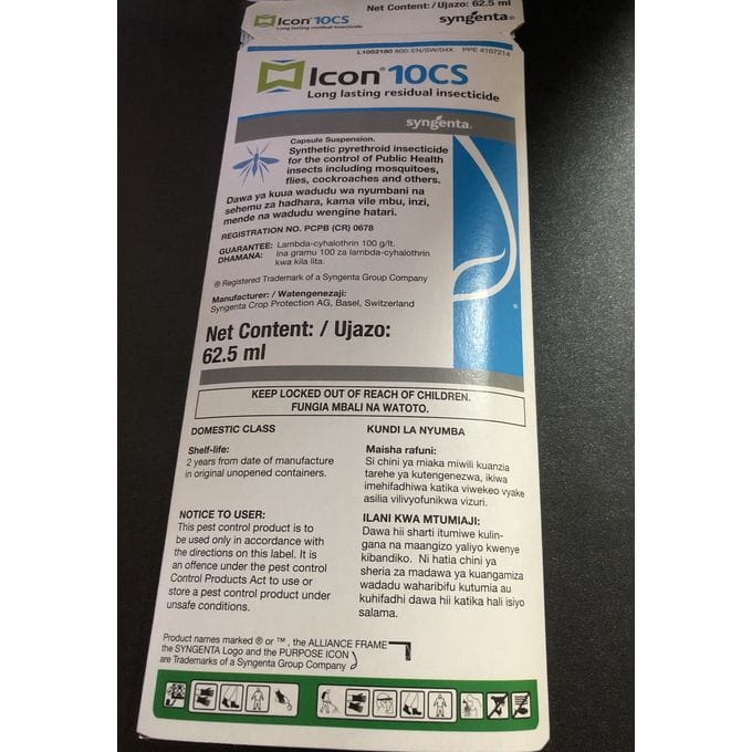 Icon 10CS Mosquito Insecticide  62.5ml | Powerful Long-Lasting Indoor Residual Spray - Image 4