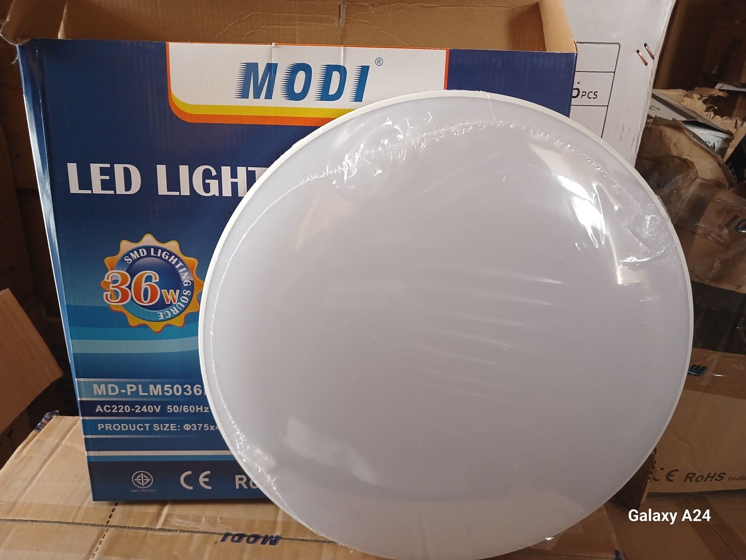Modi Round White Led Warm Light - Image 4