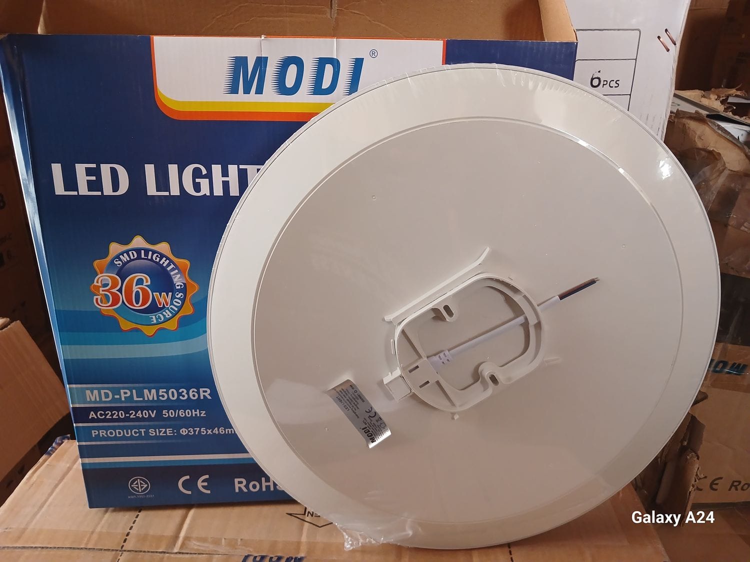 Modi Round White Led Warm Light - Image 3