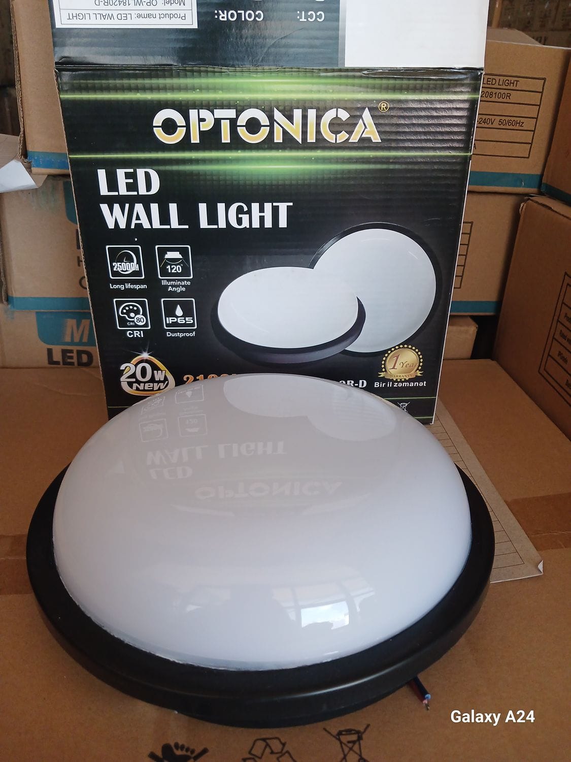 Optonica Round Black Warm Led Wall Lights - Image 3