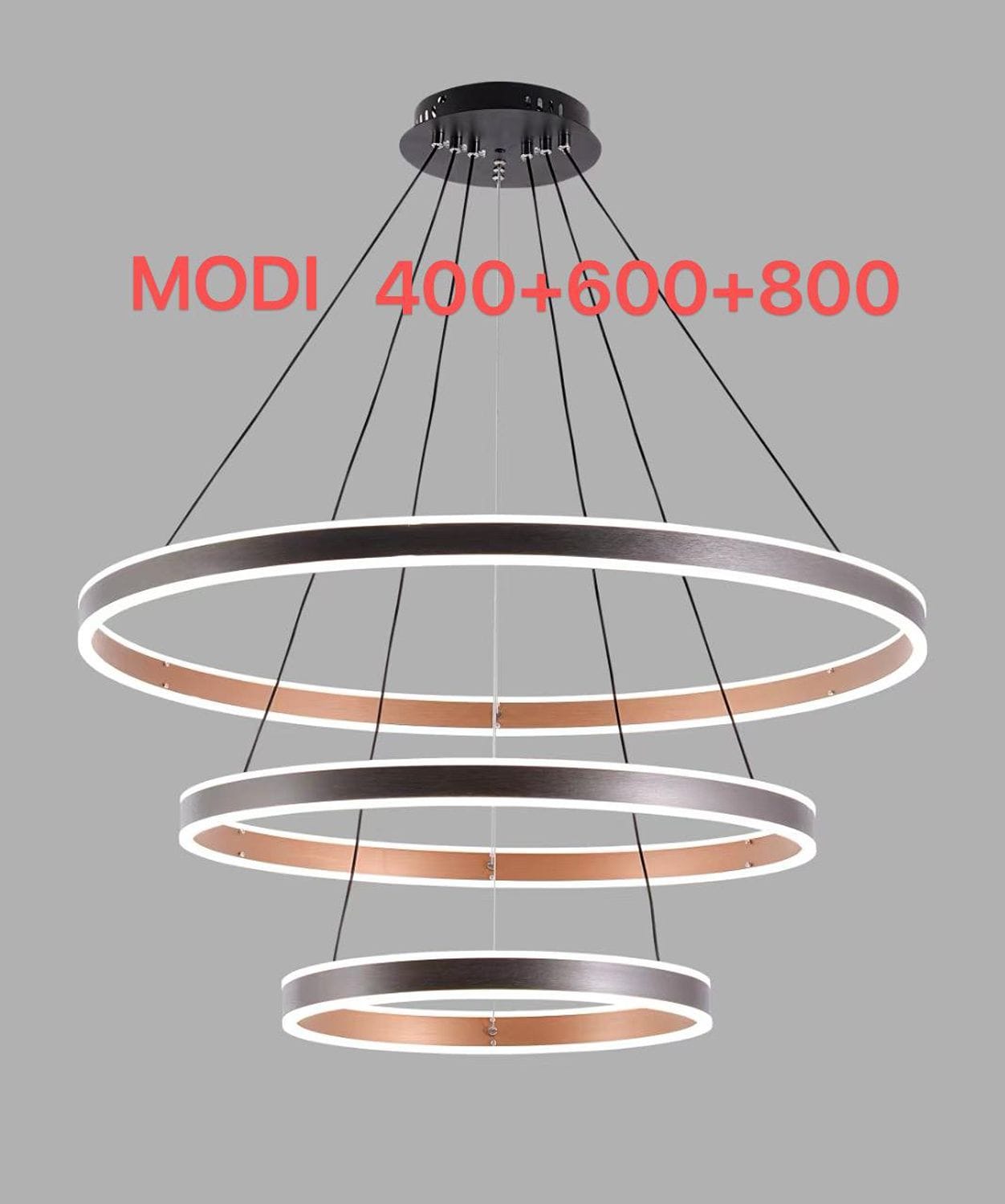 Modi Dimmable Gold LED Chandelier Lights for Stylish and Modern Interiors - Image 3