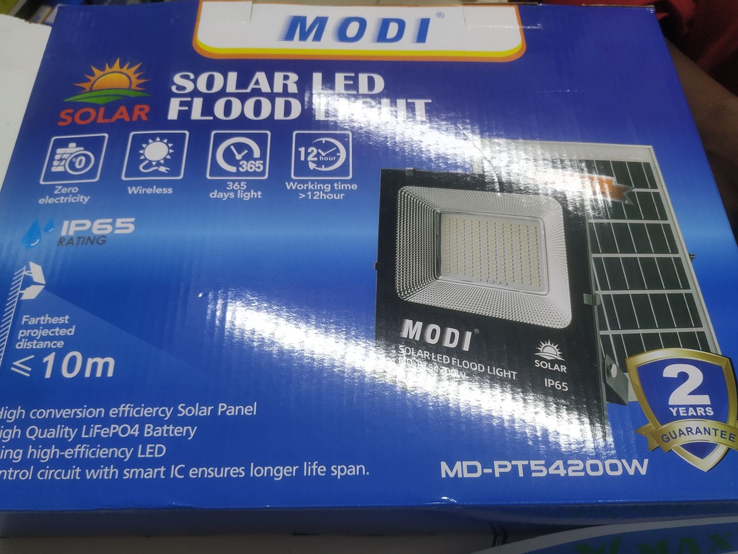 Modi Solar Led Flood Lights for Bright and Sustainable Outdoor Lighting - Image 3