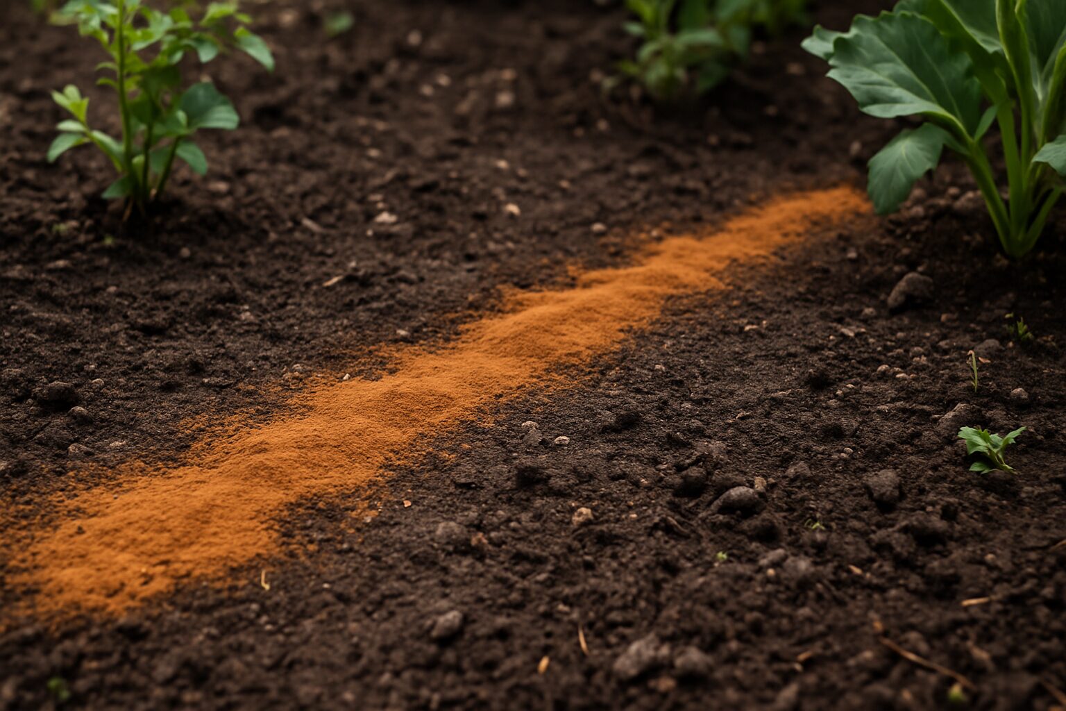 Natural cinnamon barrier to repel ants