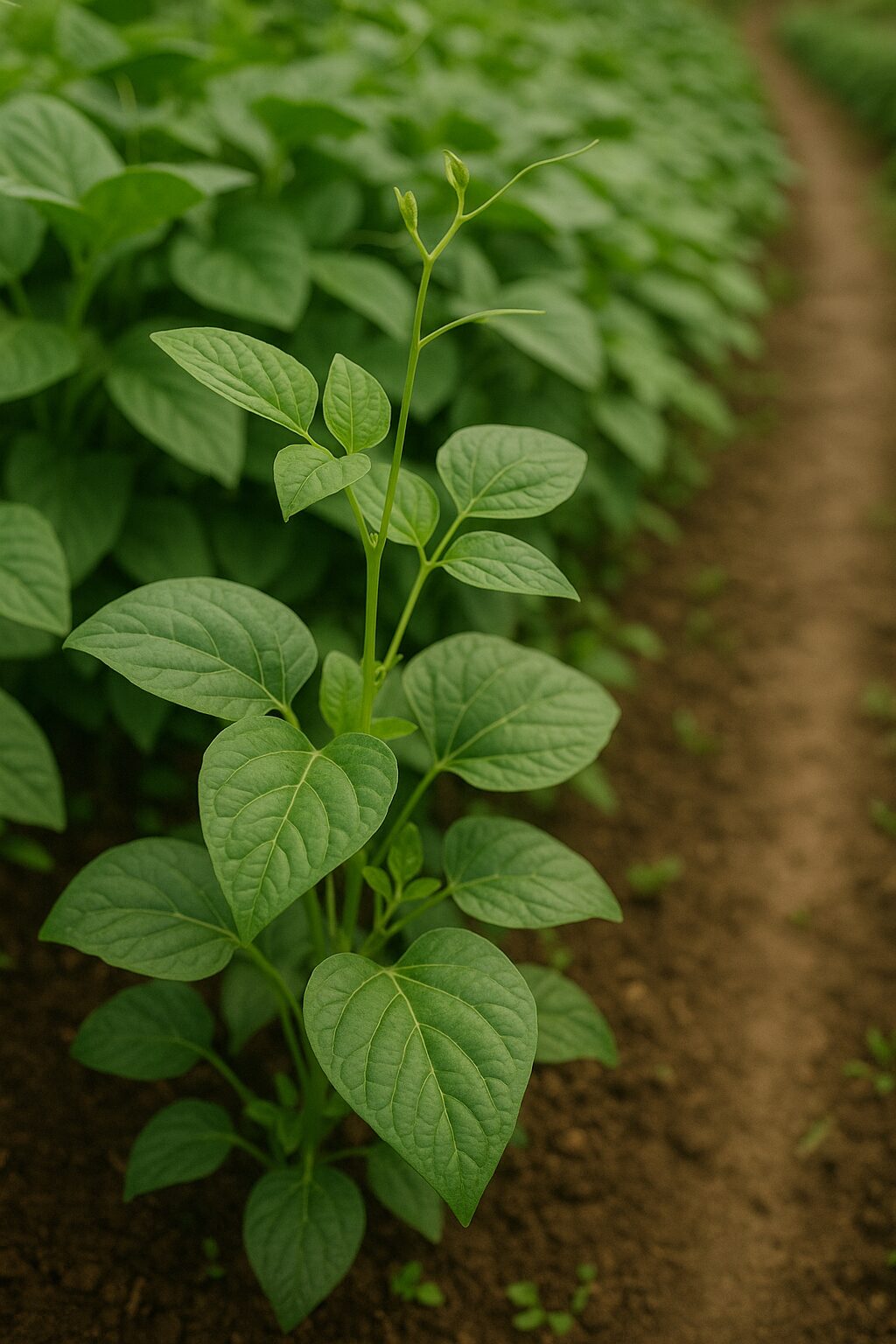 Sukuma, spinach, herbs growing in pots
