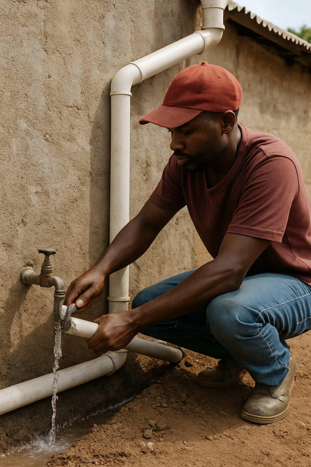 Fixing leaks to prevent termites