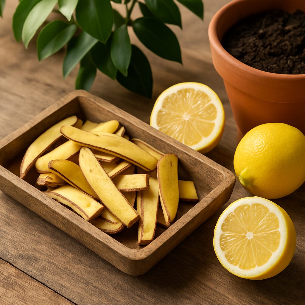 Homemade compost pile