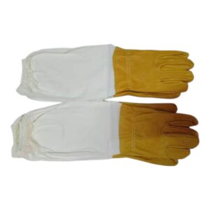 Waterproof Cotton-Leather Beekeeping Gloves